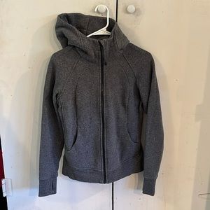 LuluLemon Gray Zip Up Hoodie